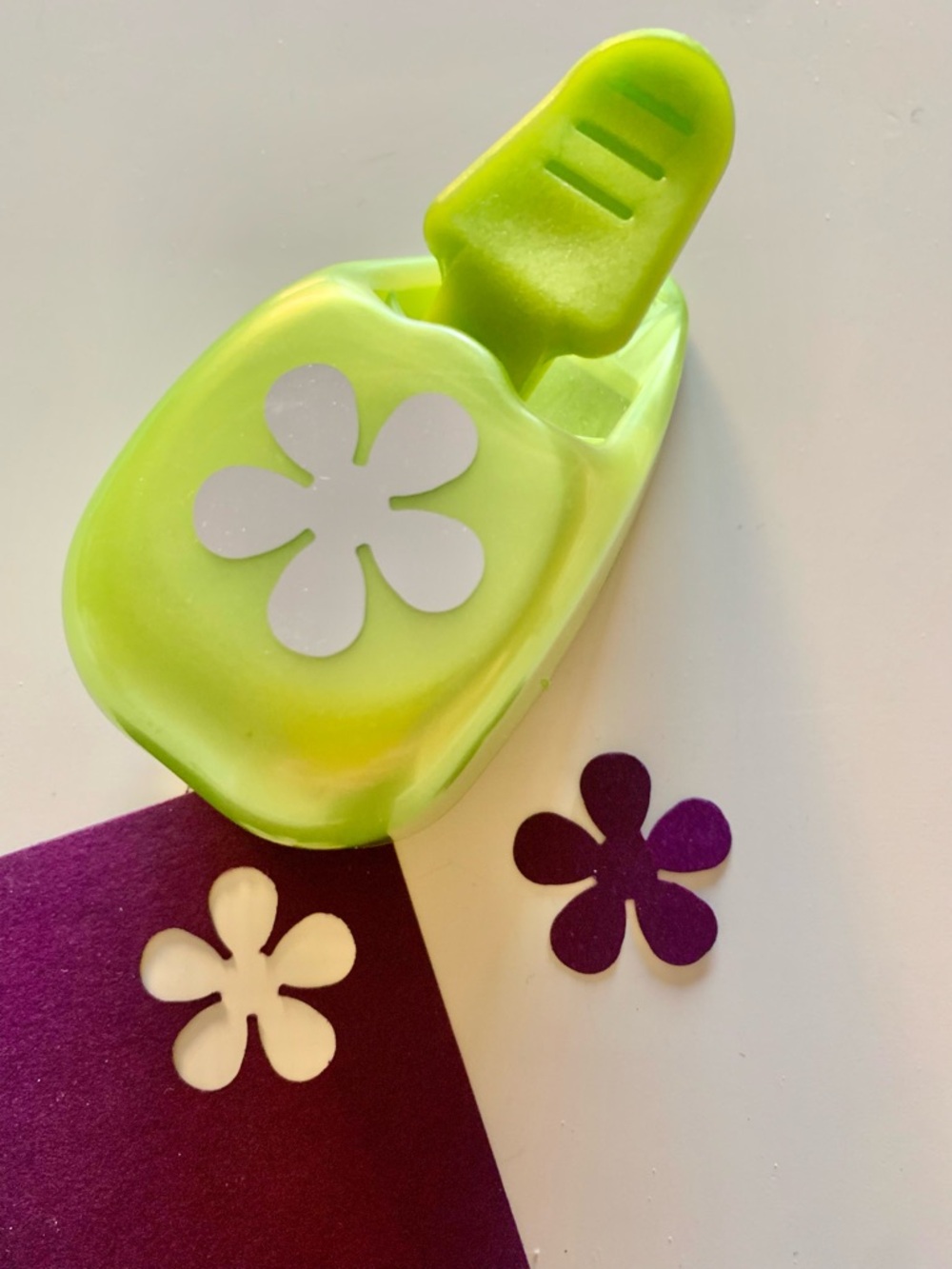Retro Flower Paper Punch Stamp for Crafting and Scrapbooking